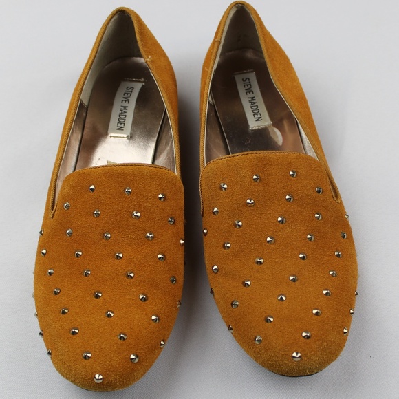 steve madden studded loafers womens